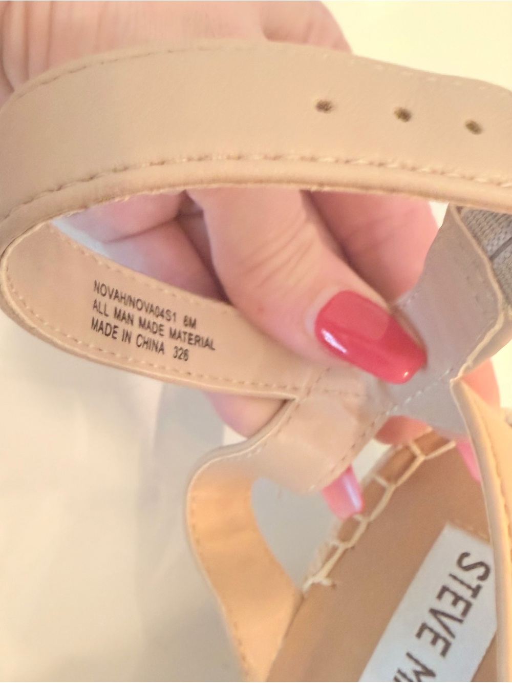 Steve Madden Woven Espadrille Wedge Sandal in Tan - Picture 3 of 5